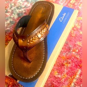 Clark’s, sandals size 8 (never worn still in box  )